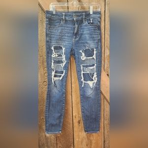 American Eagle 360 Next  Level Stretch Jeans/ Jennings Sz 8